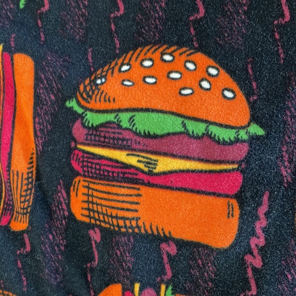 LulaRoe Hamburger OS Leggings!🍔 🦄 - Picture 2 of 3